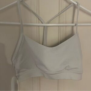 lulu bra white size 6